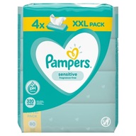 PAMPERS SENSITIVE vlhčené obrúsky pre deti bal. 4x80 ks