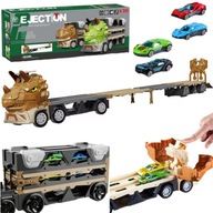 SÚPRAVA PRETEKOVEJ DRÁHY DINOSAUR TRUCK ZVUKOVÉ EFEKTY AUTÁ