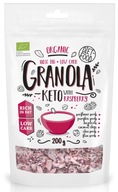 KETO GRANOLA na raňajky MALINA 200g Diétne jedlo