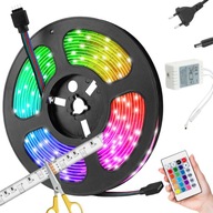 SMD 5050 RGB LED pásik Pilot Set 5m vodotesný