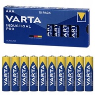 10X ALKALICKÉ BATÉRIE VARTA INDUSTRIALPRO LR3 AAA