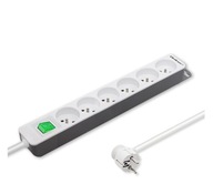 Qoltec Power strip - 6 zásuviek 1,8 m