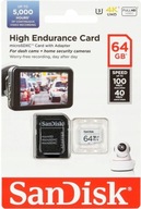 Pamäťová karta SanDisk High Endurance SDXC 64GB