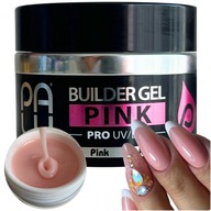 Palu Builder Gel Pink gél na stavbu nechtov, ružový 50g, PRO uv/led line