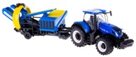 TRAKTOR NEW HOLLAND T7.315 S KOMBINÁTOM BBURAGO, MODRÁ