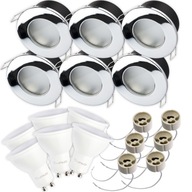 6x Hermetické LUMINAIRE + 8W GU10 LED žiarovka do kúpeľne