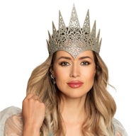 Korunka diadém SILVER plast ICE QUEEN princezná