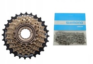 7-rýchlostná voľnobežka Shimano + reťaz SET!