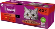 SÁČKY WHISKAS KRMIVO PRE MAČKY ZMES V Omáčke 40x85g