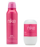 NIKE TRENDY RUŽOVÝ SET SPREJ 200ml + ROLL-ON 50ml