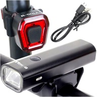 CYKLISTICKÁ LAMPA PREDNÁ A ZADNÁ ULTRA VÝKONNÉ NABÍJACIE USB NABÍJANIE