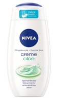 Nivea, krém a aloe, sprchový gél, 250 ml