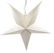 3D PAPER STAR LED vianočná vitrážová lampa 50CM