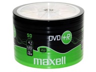 Maxell DVD+R DVD disky 4,7 GB 50 ks.