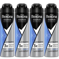 Rexona Antiperspirant Maximum Cobalt pánsky 150mlx4