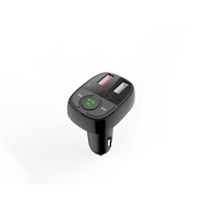 Devia FM transmitter Smart black MP3 2USB QC 3.0 + 1.5A