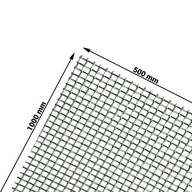 Nerezové pletivo odolné voči kyselinám 0,026/0,025 mm 0,5 m2