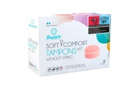 BEPPY Soft+Comfort WET Vlhčené tampóny SPONGE bez šnúrky 8 ks.