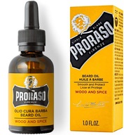 PRORASO - WOOD & SPICES olej na fúzy 30 ml