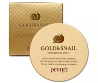 PETITFEE Gold Snail hydrogélové NÁPLATY NA OČI