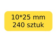 NIIMBOT Labels Samolepky ŽLTÉ 10*25mm 240ks