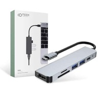 HUB USB C V4-HUB ADAPTÉR 6V1 TECH-PROTECT GREY