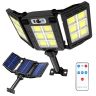 COB SOLAR POULIČNÁ LAMPA SÚMRAK SNÍMAČ POHYBU