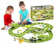 MEGA RACE TRACK XXXL DINOSAUR DINO PARK 240 ks.