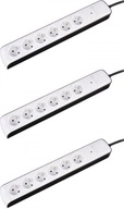 Zásuvky HAMA Surge Power Strip 6x3