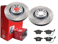 BREMBO PREDNÉ DISKY, DESTIČKY, AUDI A4 B7, 320MM