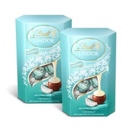 Lindt LINDOR Pralinky, pralinky, čokoládky, mliečna čokoláda, kokos 200g x2