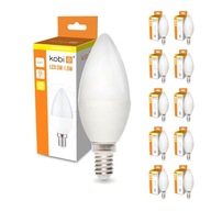 LED žiarovka SW 1,5W E14 10x TEPLÁ BIELA