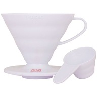 Prekvapkávač plast Hario V60-02 biely