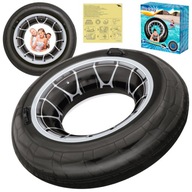 Veľký nafukovací kruh na plávanie, kruhový matrac TIRE 119cm Bestway 36102