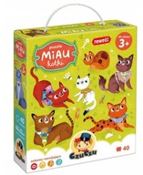 CzuCzu MIAU Cats Puzzle 40 ks. Veľký 3+