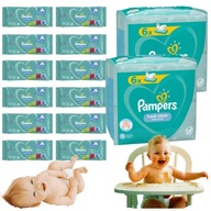 AQUA PAMPERS FRESH CLEAN hydratačné obrúsky VEĽKÁ SADA 12X52KS DETSKÉ