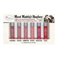 TheBalm Meet Matt(e) Hughes - sada 6 ks rúžov