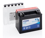 EXIDE BATÉRIA NA BICYKEL 12V 10AH 150A AGM ĽAVÁ+ 150x87x130