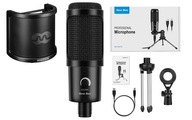 NOVÝ BEE DM18 USB MIKROFÓN PRE KAŽDÉHO + POP FILTER