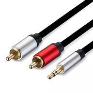 AUX MINI JACK KÁBEL 3,5mm 2x RCA CINCH STEREO 5m