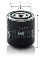 Mann-Filter WA 923/2 Filter chladiacej kvapaliny