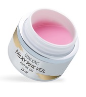 Mani King samonivelačný gél Milky Pink - 15ml