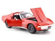 Chevrolet Corvette Stingray C3 T-Top 1970 Maisto 1:24 Red Red Model