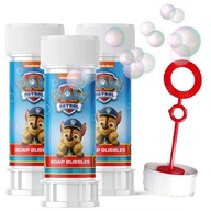 Súprava na výrobu mydlových bublín Paw Patrol, sada 18 kusov, farebné, 60 ml