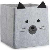 Látkový organizér GREY CAT box