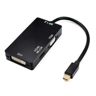 Mini DisplayPort 1.2 - adaptér HDMI 4K + DVI + VGA