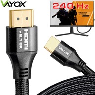 HDMI 2.1 HERNÝ KÁBEL 240Hz KÁBEL 8K 4K 1,5m