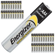 40x AAA LR3 alkalické batérie Energizer VYSOKÁ ŽIVOTNOSŤ