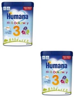 HUMANA 3 NÁSLEDNÉ MLIEKO PO 12m 2x 650g 2 BAL.