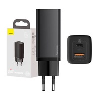 BASEUS CHARGER CUBE NAPÁJACÍ ZDROJ USB-A + USB-C QC 4.0 PD 3.0 65W